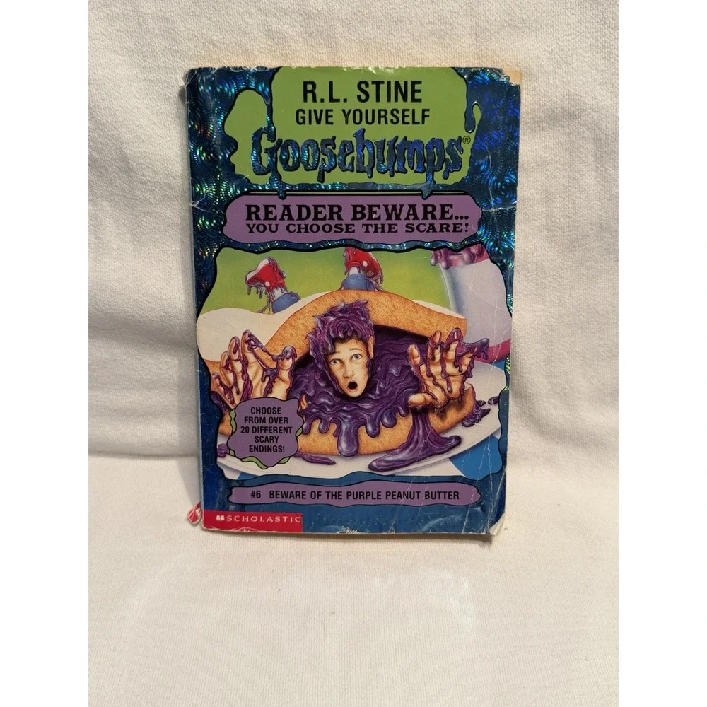 R.L. Stine Give Yourself Goosebumps #6 Beware of the Purple Peanut Butter 1996